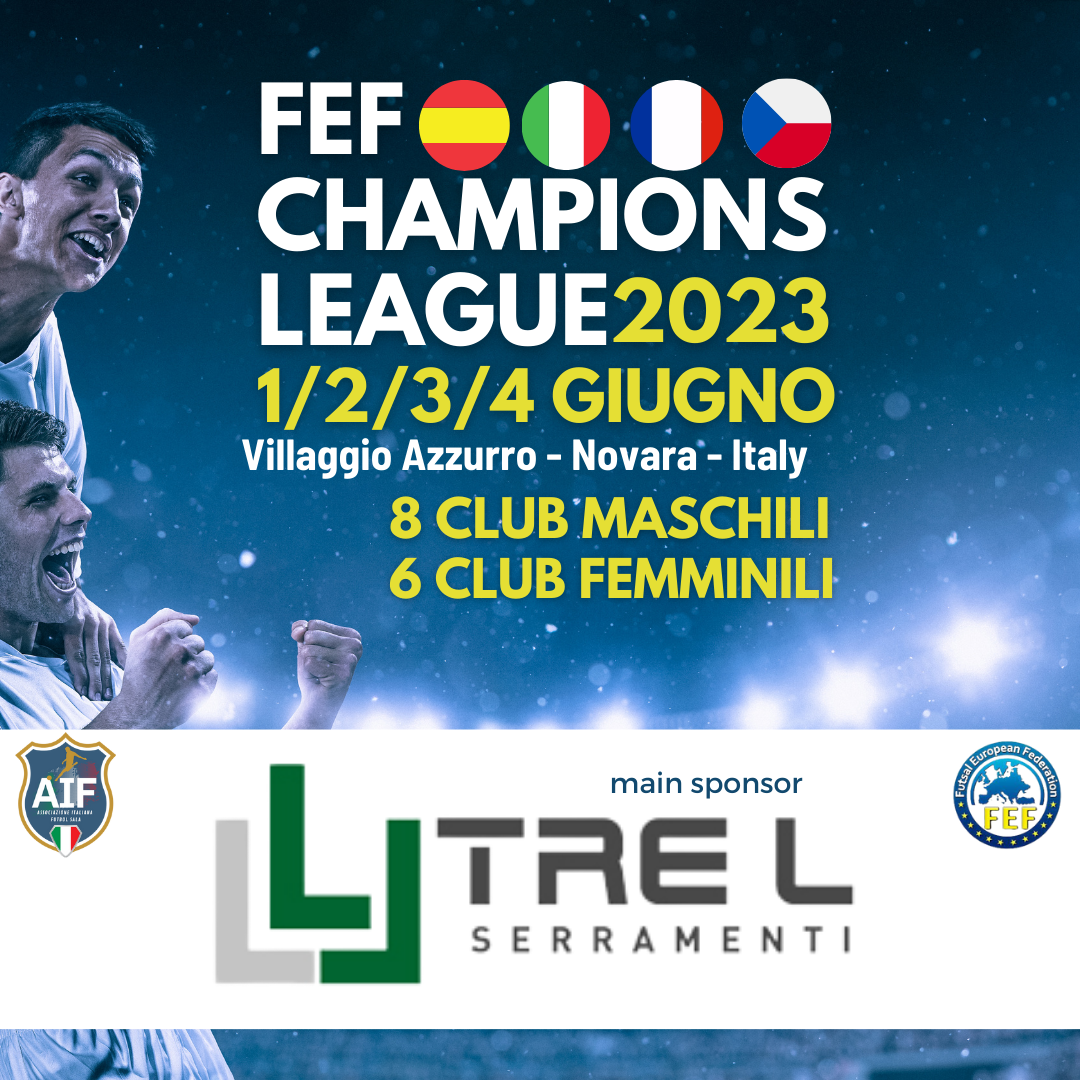 L'accordo tra la Futsal European Federation e l'azienda italiana Tre L Serramanenti rappresenta un importante passo avanti per il movimento AIF italiano. 